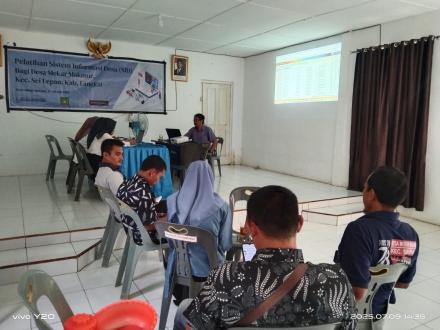 Pemerintah Desa Mekar Makmur Gelar Pelatihan Sistem Informasi Desa (SID) Bersama BITRA Indonesia
